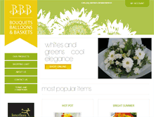 Tablet Screenshot of bbbflorist.co.nz